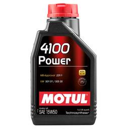 Audi Jaguar Engine Oil (15w50) (1 Liter) (Power 4100) - Motul 102773